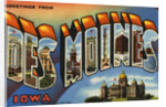Greeting Card from Des Moines, Iowa by Anonymous