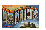 Greeting Card from Des Moines, Iowa by Anonymous
