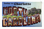 Greeting Card from Charlotte, North Carolina by Anonymous
