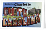 Greeting Card from Charlotte, North Carolina by Anonymous