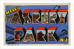 Greeting Card from Asbury Park, New Jersey by Anonymous