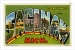 Greeting Card from Saginaw, Michigan by Anonymous