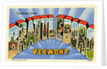 Greeting Card from Brattleboro, Vermont by Anonymous