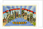 Greeting Card from Brattleboro, Vermont by Anonymous