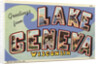 Greeting Card from Lake Geneva by Anonymous