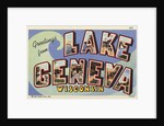 Greeting Card from Lake Geneva by Anonymous