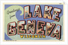 Greeting Card from Lake Geneva by Anonymous