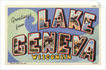 Greeting Card from Lake Geneva by Anonymous