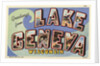 Greeting Card from Lake Geneva by Anonymous