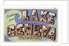 Greeting Card from Lake Geneva by Anonymous