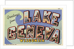 Greeting Card from Lake Geneva by Anonymous