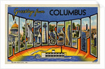 Greeting Card from Columbus, Mississippi by Anonymous