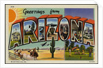 Greeting Card from Arizona by Anonymous