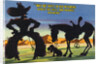 Cartoon of Cowboy Promoting Wyoming by Anonymous