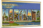 Greeting Card from Maryland by Anonymous