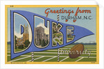 Greeting Card from Duke University by Anonymous