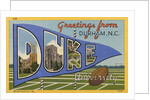 Greeting Card from Duke University by Anonymous