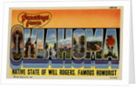 Greeting Card from Oklahoma by Anonymous