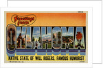 Greeting Card from Oklahoma by Anonymous