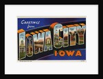 Greeting Card from Iowa City, Iowa by Anonymous
