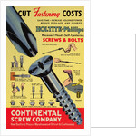 Postcard Advertisement for Continental Screw Company by Anonymous