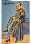 Illustration of Woman in Lingerie by Anonymous