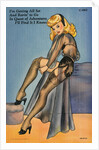 Illustration of Woman in Lingerie by Anonymous