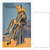 Illustration of Woman in Lingerie by Anonymous