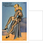 Illustration of Woman in Lingerie by Anonymous