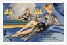 Woman Relaxing in Lingerie by Anonymous