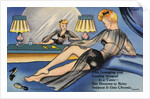 Woman Relaxing in Lingerie by Anonymous
