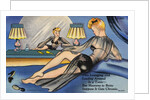 Woman Relaxing in Lingerie by Anonymous