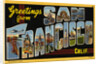 Greeting Card from San Francisco by Anonymous