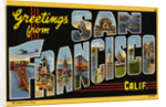 Greeting Card from San Francisco by Anonymous
