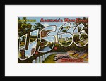 Greetings from U.S. 66 in Scenic Missouri Postcard by Anonymous