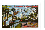 Greetings from U.S. 66 in Scenic Missouri Postcard by Anonymous