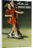 For Health's Sake, Roller Skate Postcard by Anonymous