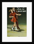 For Health's Sake, Roller Skate Postcard by Anonymous