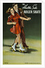 For Health's Sake, Roller Skate Postcard by Anonymous