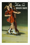 For Health's Sake, Roller Skate Postcard by Anonymous