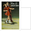 For Health's Sake, Roller Skate Postcard by Anonymous