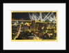 Searchlight Display in San Francisco Bay by Anonymous