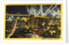 Searchlight Display in San Francisco Bay by Anonymous
