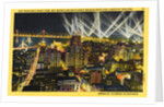 Searchlight Display in San Francisco Bay by Anonymous