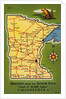 Minnesota State Map by Anonymous