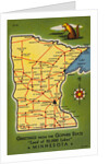 Minnesota State Map by Anonymous