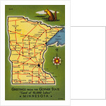 Minnesota State Map by Anonymous