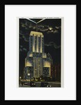 Postcard of Palmolive Building at Night by Anonymous
