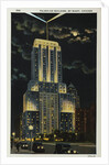 Postcard of Palmolive Building at Night by Anonymous