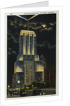Postcard of Palmolive Building at Night by Anonymous